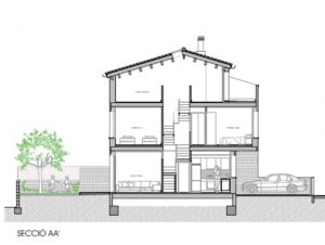 Casa Chalet Unifamiliar Pareada en Venda a Esparreguera